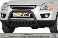 Frontbügel mit Unterfahrschutz für KIA Sportage 2006-2009 SCHWARZ 70mm Gutachten