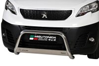 Frontbügel Edelstahl für Peugeot Expert ab 2016 63mm mit Gutachten Frontschutzbügel