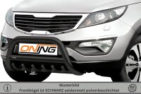 Frontbügel mit Unterbodenschutz für KIA Sportage 2011-2015 SCHWARZ 70mm Gutachten