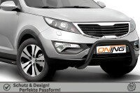 Frontbügel für KIA Sportage 2011-2015 SCHWARZ 70mm Frontschutzbügel