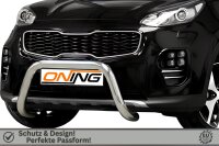 Frontbügel für KIA Sportage 2015-2018 70mm Frontschutzbügel Edelstahl Gutachten
