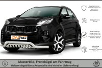 Frontbügel mit Unterfahrschutz für KIA Sportage 2015-2021 70mm breit Edelstahl Gutachten