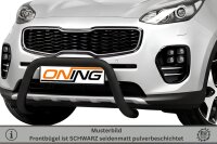 Frontbügel für KIA Sportage 2015-2018 SCHWARZ 70mm Frontschutzbügel Bullbal Gutachten