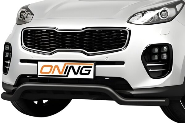 Frontbügel für KIA Sportage 2015-2021 SCHWARZ 70mm breit Frontschutzbügel