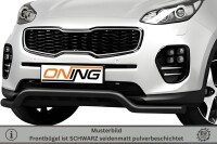 Frontbügel für KIA Sportage 2015-2021 SCHWARZ 70mm breit Frontschutzbügel