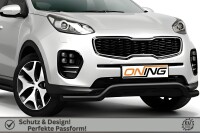 Frontbügel für KIA Sportage 2015-2021 SCHWARZ 70mm breit Frontschutzbügel