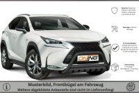 Frontbügel mit Unterfahrschutz für Lexus NX 2014-2020 SCHWARZ 70mm Edelstahl Gutachten
