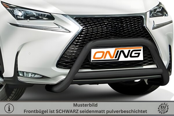 Frontbügel mit Querstreben für Lexus NX 2014-2020 SCHWARZ 70mm Frontschutzbügel Gutachten
