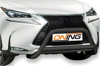 Frontbügel mit Querstreben für Lexus NX 2014-2020 SCHWARZ 70mm Frontschutzbügel Gutachten