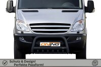 Frontbügel Unterbodenschutz für Mercedes Sprinter W906 06-18 SCHWARZ 70mm Gutachten
