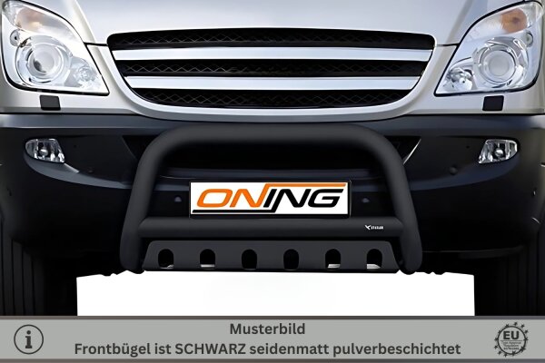 Frontbügel Unterfahrschutz für Mercedes Sprinter W906 06-18 SCHWARZ 70mm Gutachten