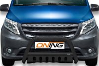 Frontbügel mit Unterfahrschutz für Mercedes Vito W447 2014-2020 SCHWARZ 70mm