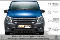 Frontbügel mit Unterfahrschutz für Mercedes Vito W447 2014-2020 SCHWARZ 70mm