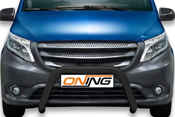 Frontbügel für Mercedes Vito W447 2014-2020 SCHWARZ 70mm Gutachten