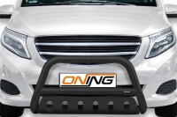 Frontbügel mit Unterfahrschutz für Mercedes V-Klasse W447 2014-2019 SCHWARZ 70mm