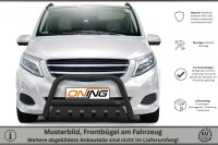 Frontbügel mit Unterfahrschutz für Mercedes V-Klasse W447 2014-2019 SCHWARZ 70mm