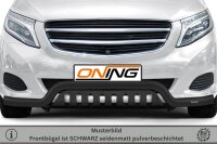 Frontbügel Unterfahrschutz für Mercedes V-Klasse W447 2014-2019 SCHWARZ 70mm breit