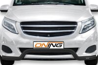 Frontbügel für Mercedes V-Klasse W447 2014-2019 SCHWARZ 70mm breit Edelstahl Gutachten