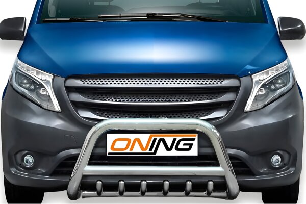 Frontbügel mit Unterbodenschutz für Mercedes Vito W447 2014-2020 70mm Gutachten