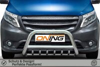 Frontbügel mit Unterbodenschutz für Mercedes Vito W447 2014-2020 70mm Gutachten
