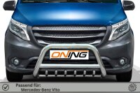Frontbügel mit Unterbodenschutz für Mercedes Vito W447 2014-2020 70mm Gutachten
