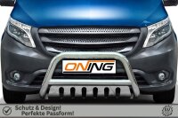 Frontbügel mit Unterfahrschutz für Mercedes Vito W447 2014-2020 70mm Gutachten