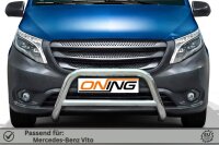 Frontbügel mit Querstrebe für Mercedes Vito W447 2014-2020 70mm Gutachten