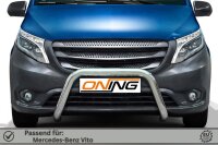 Frontbügel für Mercedes Vito W447 84KW 2014-2020 70mm Frontschutzbügel Gutachten