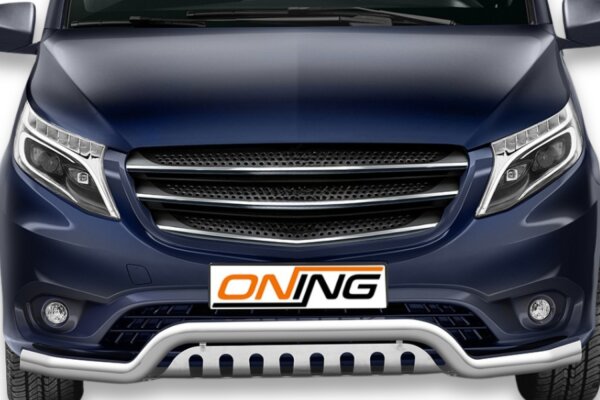 Frontbügel mit Unterfahrschutz für Mercedes Vito W447 2014-2020 70mm breit Gutachten