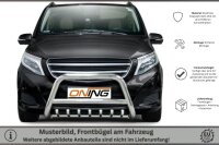 Frontbügel mit Unterbodenschutz für Mercedes V-Klasse W447 2014-2019 70mm Gutachten