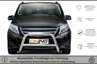 Frontbügel mit Querstreben für Mercedes V-Klasse W447 2014-2019 70mm Edelstahl Gutachten