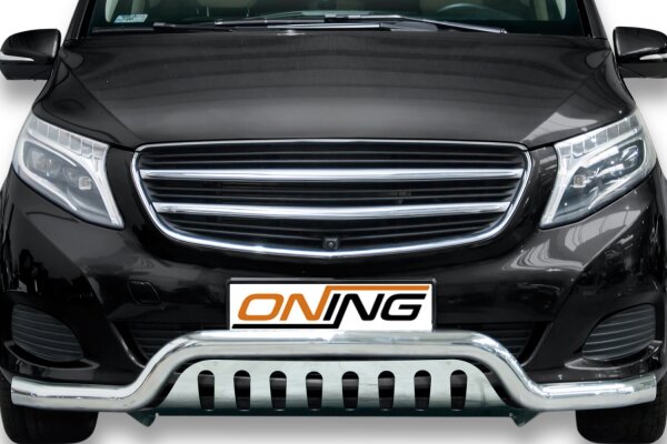 Frontbügel mit Unterfahrschutz für Mercedes V-Klasse W447 2014-2019 70mm breit Gutachten