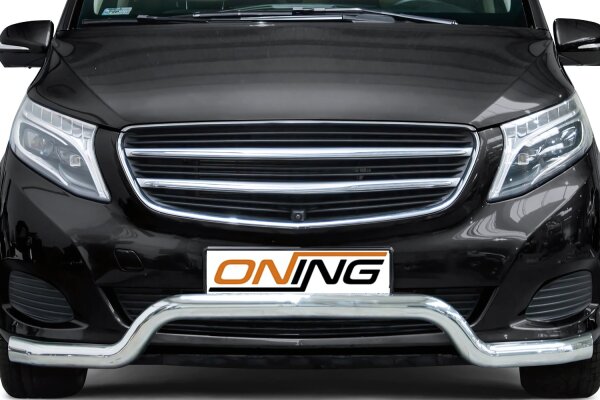 Frontbügel für Mercedes V-Klasse W447 2014-2019 70mm breit Frontschutzbügel Gutachten