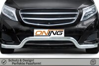 Frontbügel für Mercedes V-Klasse W447 2014-2019 70mm breit Frontschutzbügel Gutachten