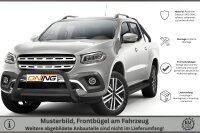 Frontbügel mit Querstreben für Mercedes X-Klasse W470 SCHWARZ 70mm Gutachten
