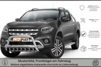 Frontbügel mit Unterbodenschutz für Mercedes X-Klasse W470 70mm Edelstahl Gutachten