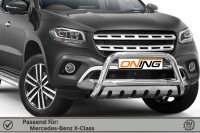 Frontbügel Unterfahrschutz für Mercedes X-Klasse W470 70mm Gutachten