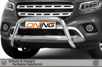 Frontbügel mit Querstreben für Mercedes X-Klasse W470 70mm Frontschutzbügel Gutachten
