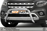 Frontbügel für Mercedes X-Klasse W470 70mm Edelstahl Gutachten