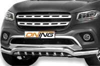 Frontbügel mit Unterbodenschutz für Mercedes X-Klasse W470 70mm breit Gutachten