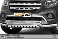 Frontbügel mit Unterfahrschutz für Mercedes X-Klasse W470 70mm breit Gutachten