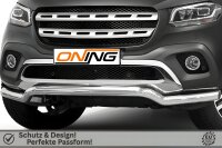 Frontbügel für Mercedes X-Klasse W470 70mm breit Frontschutzbügel Gutachten