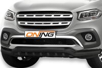 Frontbügel mit Unterbodenschutz für Mercedes X-Klasse W470 SCHWARZ 70mm breit