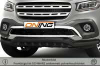 Frontbügel mit Unterbodenschutz für Mercedes X-Klasse W470 SCHWARZ 70mm breit