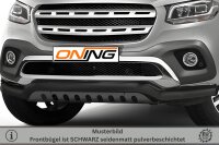 Frontbügel mit Unterfahrschutz für Mercedes X-Klasse W470 SCHWARZ 70mm breit
