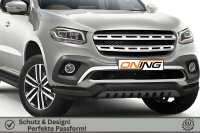 Frontbügel mit Unterfahrschutz für Mercedes X-Klasse W470 SCHWARZ 70mm breit