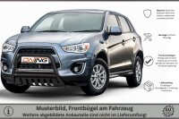 Frontbügel mit Unterfahrschutz für Mitsubishi ASX 2013-2017 SCHWARZ 60mm Gutachten