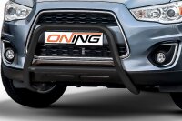Frontbügel mit Querstreben für Mitsubishi ASX 2013-2017 SCHWARZ 60mm Gutachten