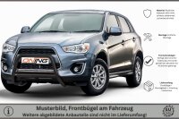 Frontbügel mit Querstreben für Mitsubishi ASX 2013-2017 SCHWARZ 60mm Gutachten