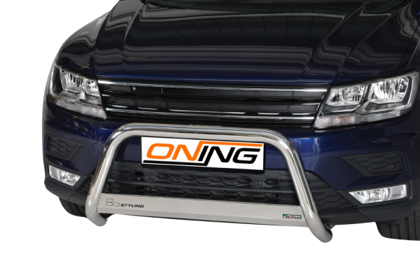 Frontbügel Edelstahl für VW Tiguan AD1 Bj.2016- Ø63mm mit Gutachten Frontschutzbügel